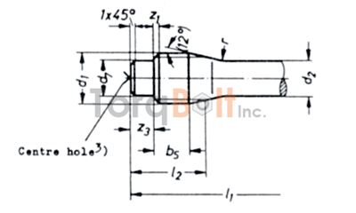 DIN 2510 Part 4 Type G Studs with Flat Bearing Face