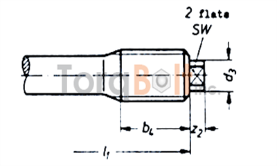 DIN 2510 Part 4 Type R Studs with Long Thread and Point